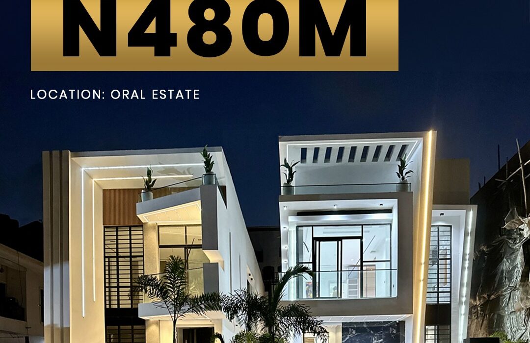 Luxury 5-Bedroom Detached Duplex in Oral Estate